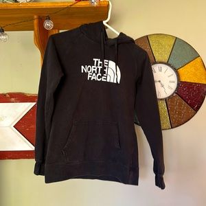 The North Face Black hooded sweatshirt size small